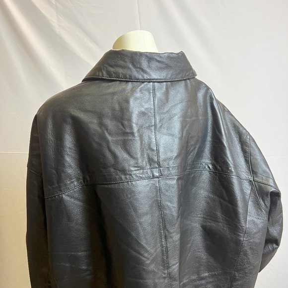Harbor Bay Black Leather Jacket - Picture 4 of 10
